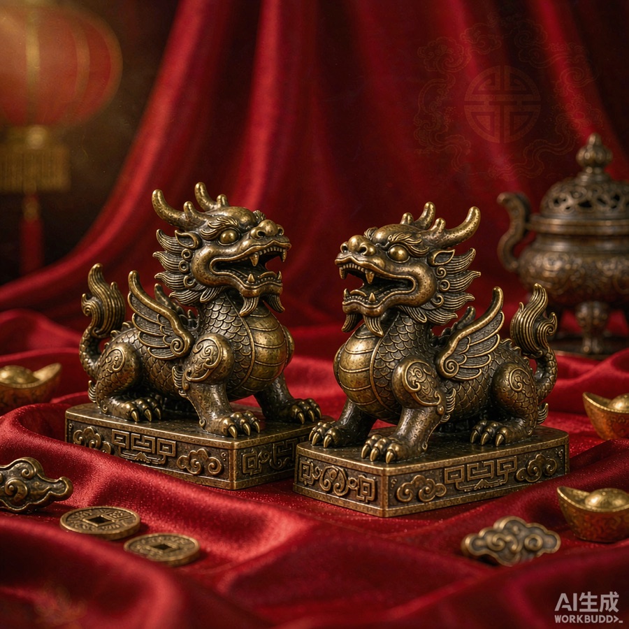 瑞兽吉祥物